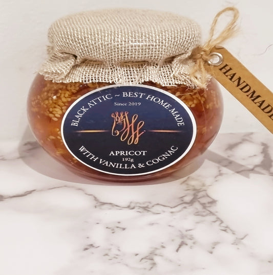 Black Attic Apricot Marmalade Jam with Vanilla & Cognac