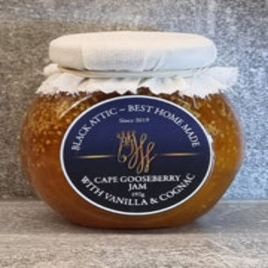 Cape-Gooseberry with vanilla & Cognac Jam